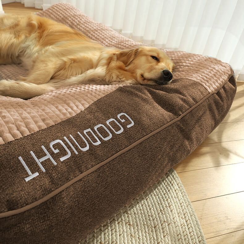 🐾 Premium Orthopedic Comfort Pet Bed – Thick Head, Supportive, Soft & All-Season Design