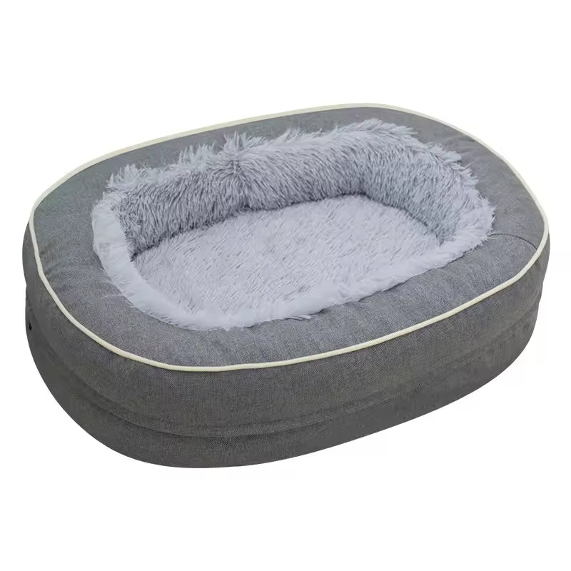 Ultra-Soft Memory Foam Orthopedic Dog Bed | Calming Plush Pet Sofa Bed