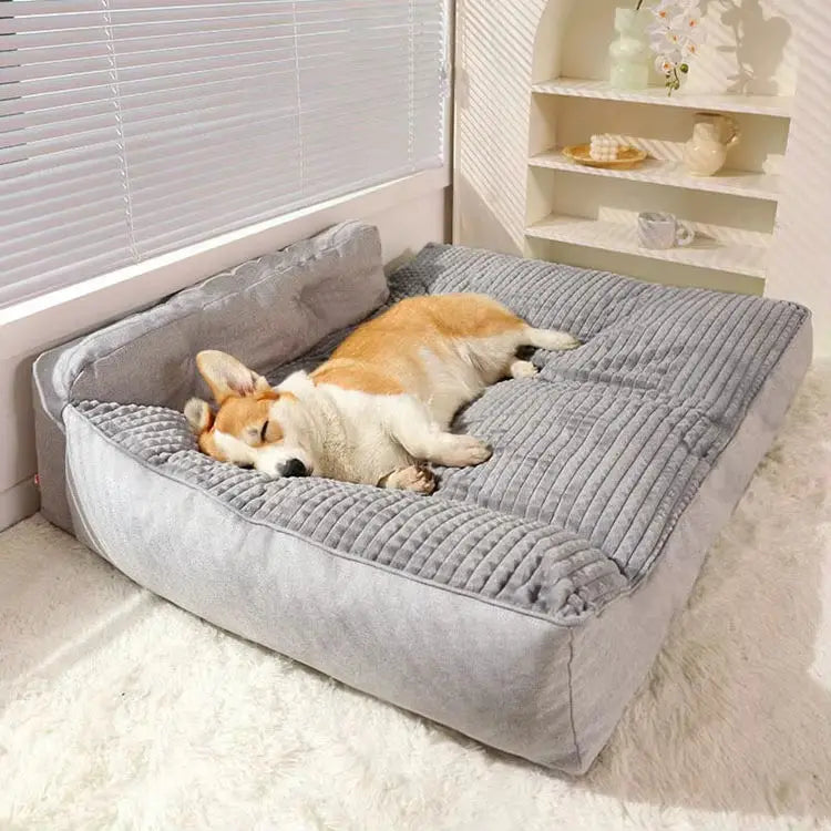 🐾 Premium Comfort Pet Bed – Supportive, Soft & All-Season Design