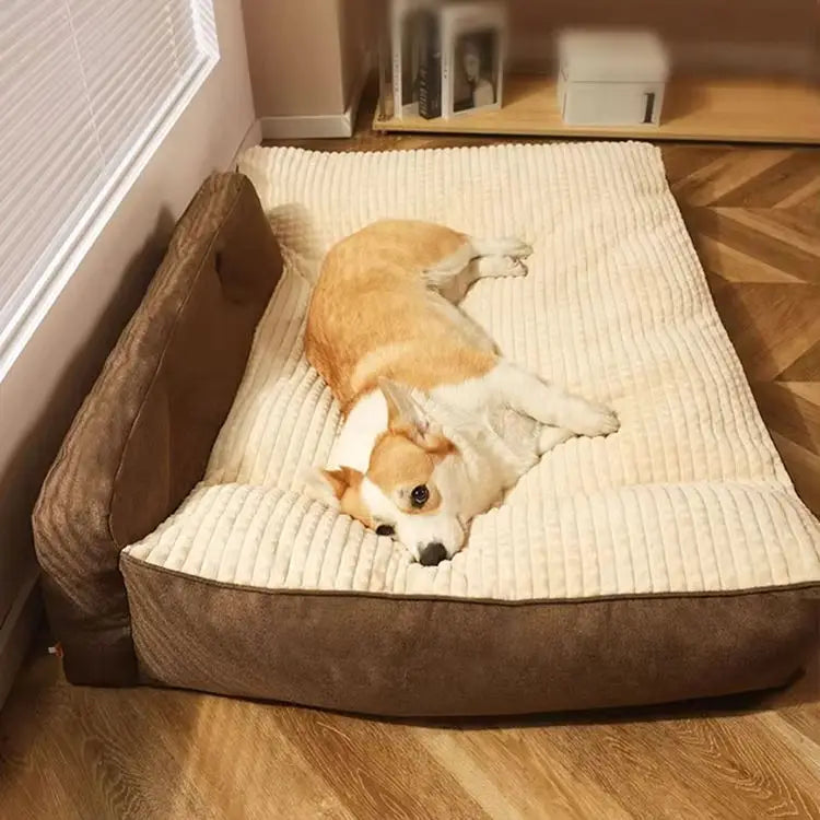 🐾 Premium Comfort Pet Bed – Supportive, Soft & All-Season Design