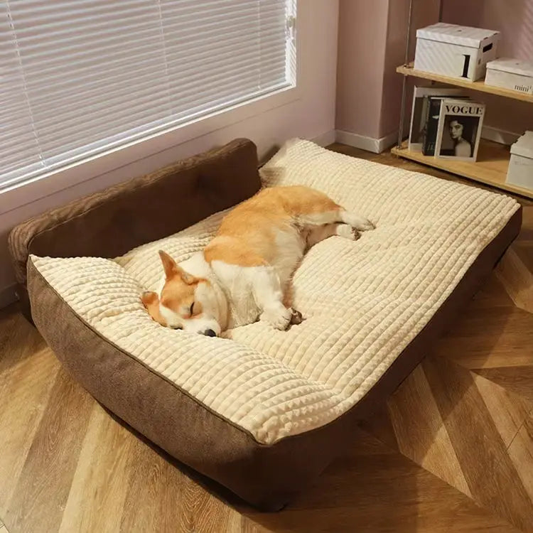 🐾 Premium Comfort Pet Bed – Supportive, Soft & All-Season Design