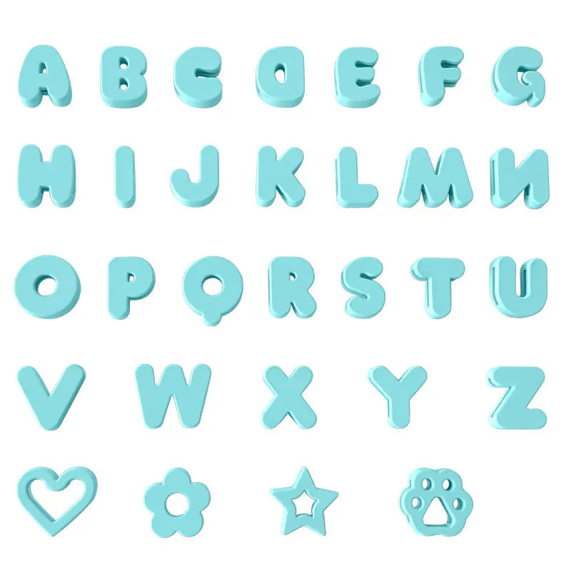 Pets Heaven Personalised Letter Collar Charm – Personalised Soft letters